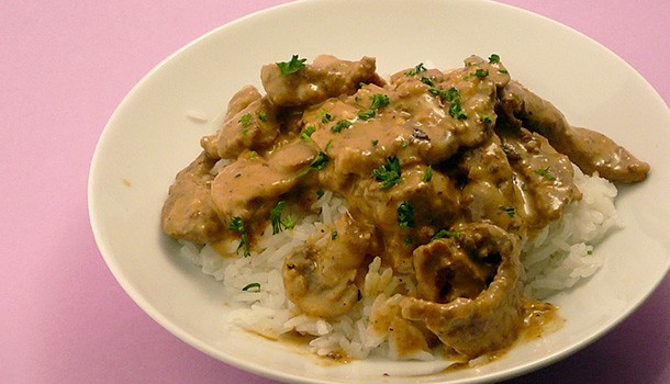 Bœuf Stroganov