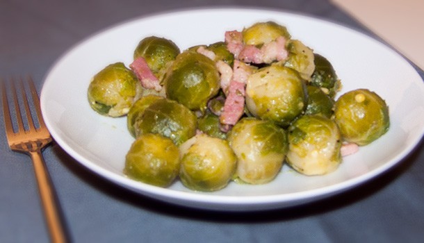 Choux de bruxelles aux lardons