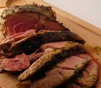 Gigot d’agneau grillé