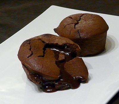 Moelleux coeur coulant au chocolat