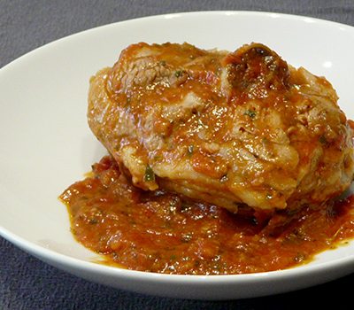 Osso bucco de dinde à la milanaise