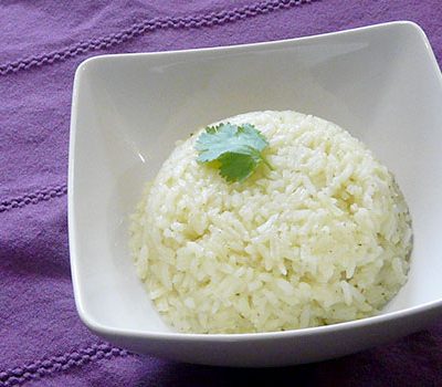 Riz au citron et à la coriandre