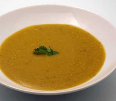 Soupe de carottes cumin coriandre