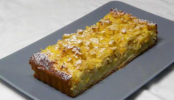 Tarte normande briochée aux pommes