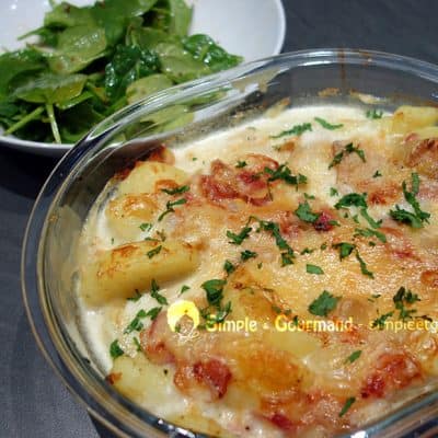 Tartiflette au chèvre