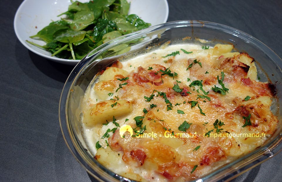 Tartiflette au chèvre