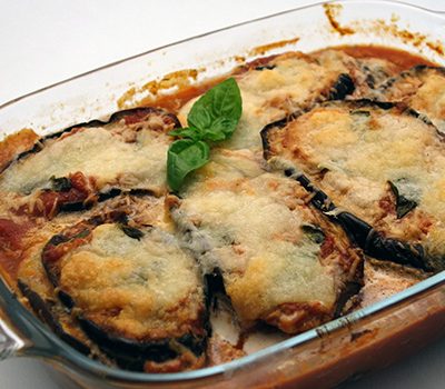 Aubergines à la Parmigiana