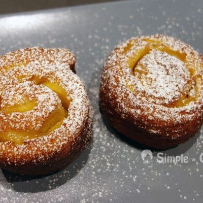 Beignets roulés aux pommes