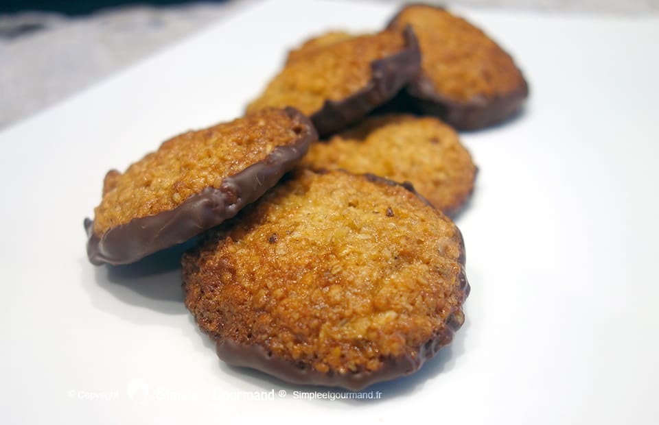 Biscuits suédois avoine chocolat