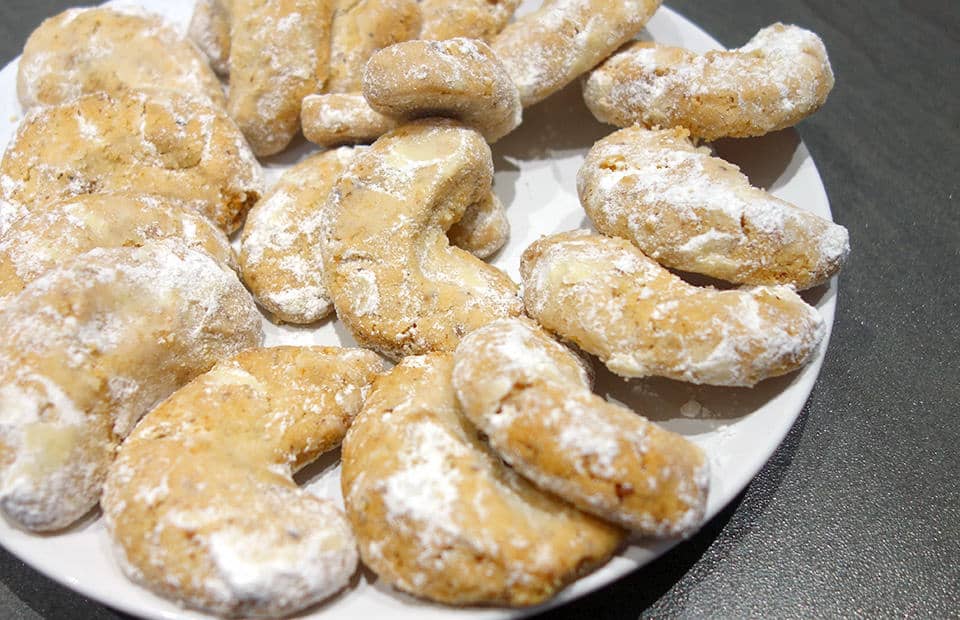 Biscuits croquants aux noisettes