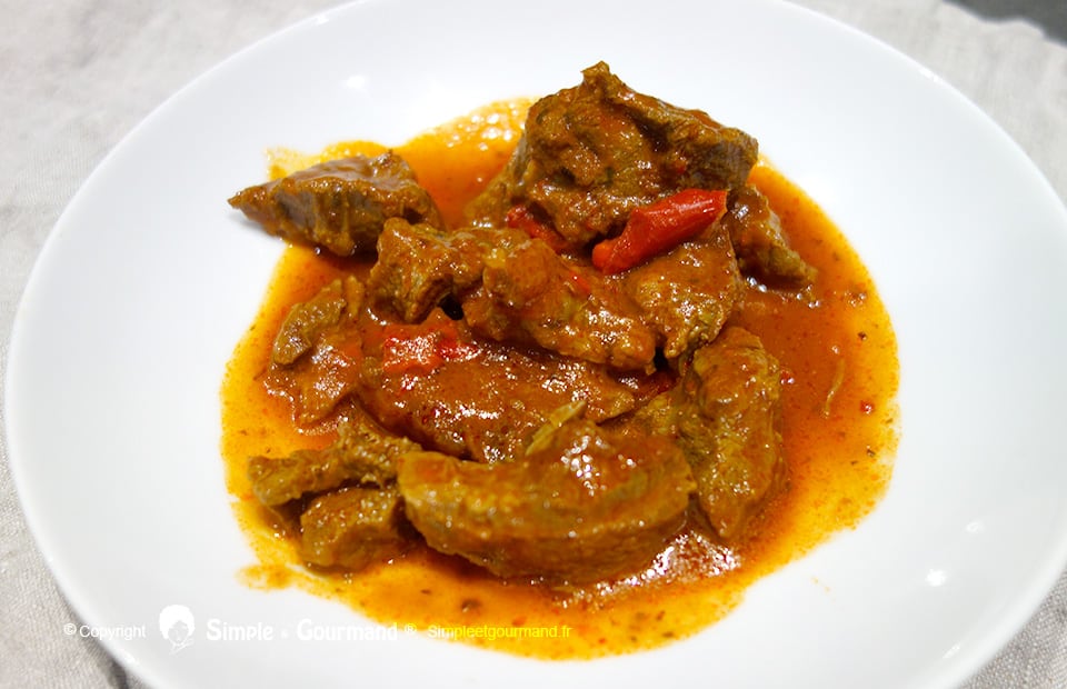 Boeuf braisé au cumin