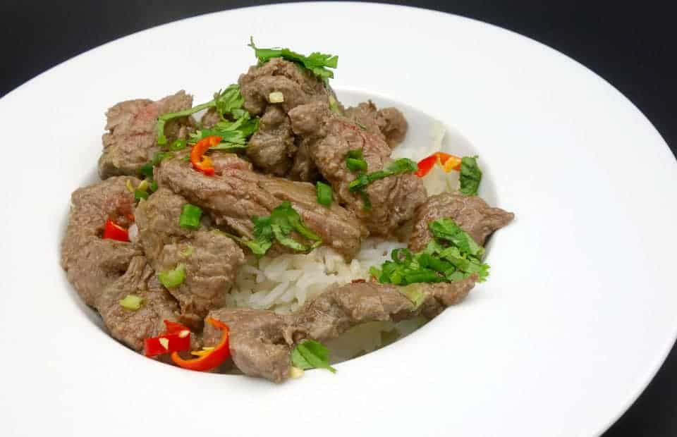 Boeuf au gingembre
