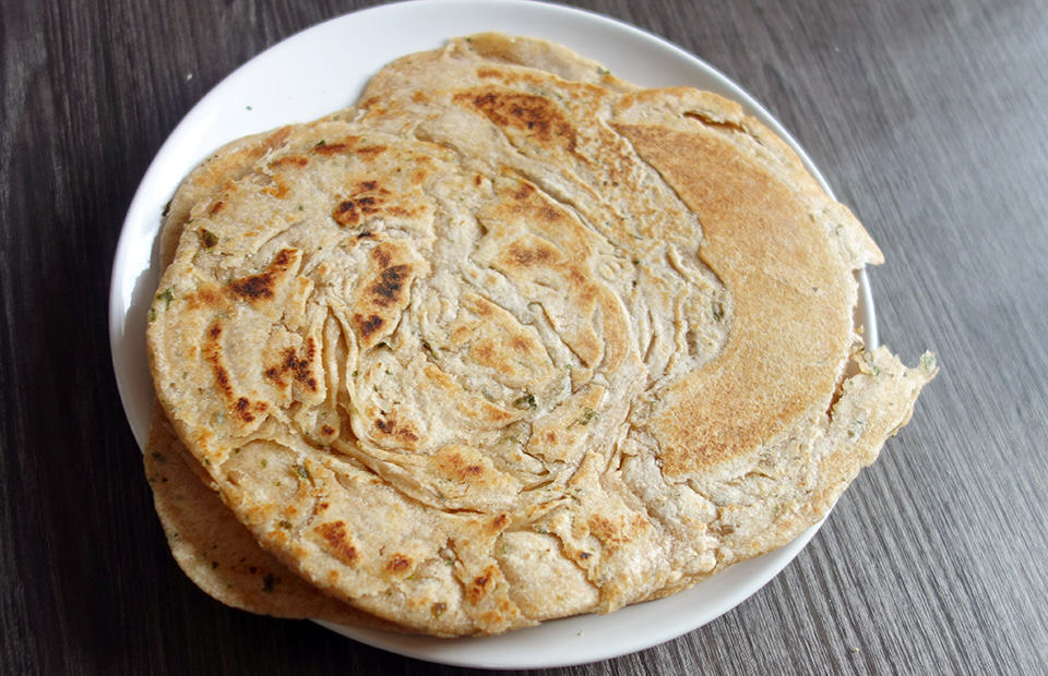 Paratha ail coriandre