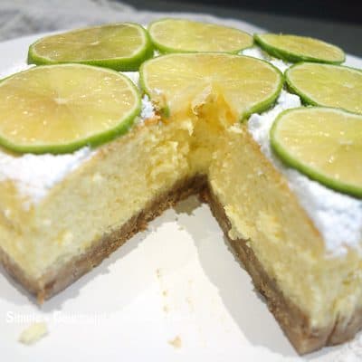 Cheesecake au citron vert