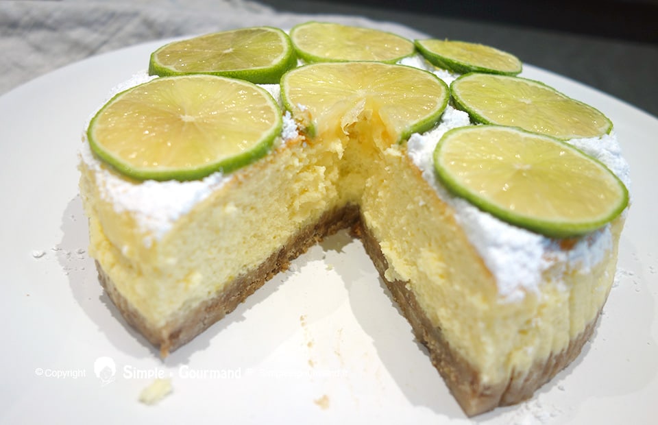 Cheesecake au citron vert