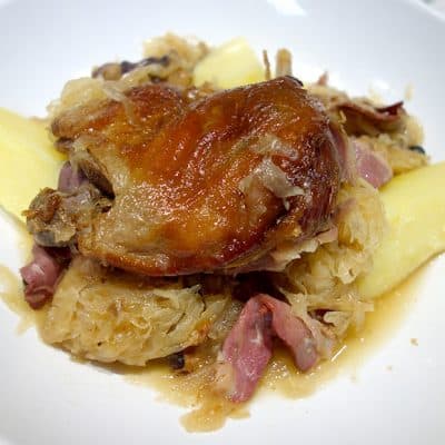 Choucroute de canard