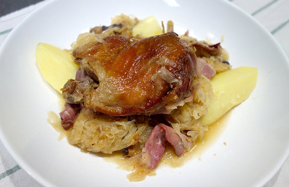 Choucroute de canard