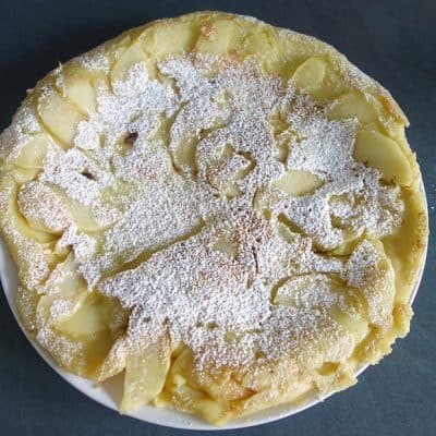 Crêpe épaisse aux pommes