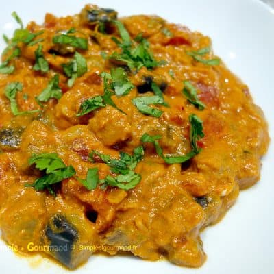 Curry d'aubergines