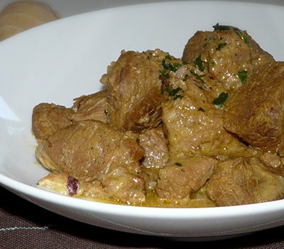 Curry d’agneau