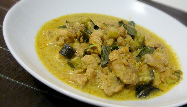 Curry de poulet thaï