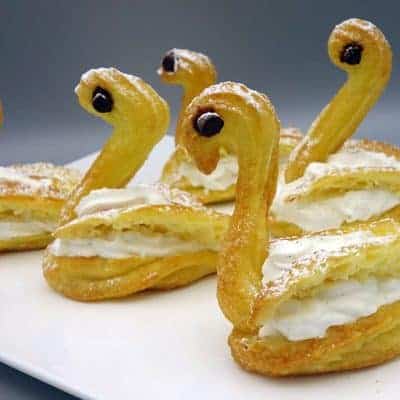 Cygnes à la chantilly mascarpone