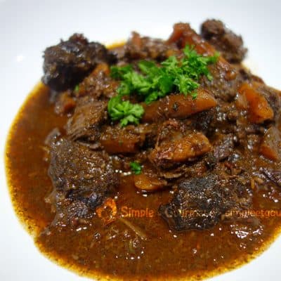 Daube de joues de boeuf