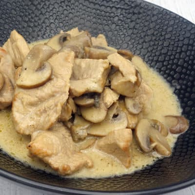 Emincé de veau à la zurichoise