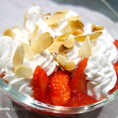 Fraises chantilly