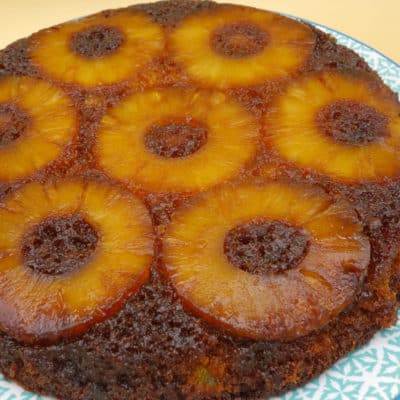 Gâteau ananas caramélisé