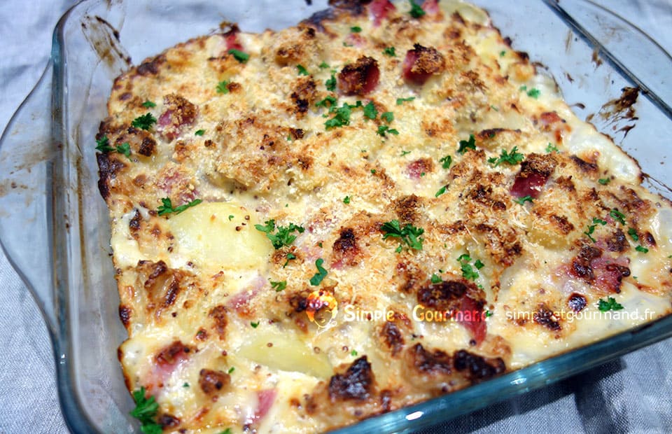 Gratin Chou Fleur Jambon