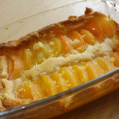 Gratin abricots amandes