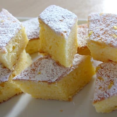 Gâteau moelleux au citron et au mascarpone