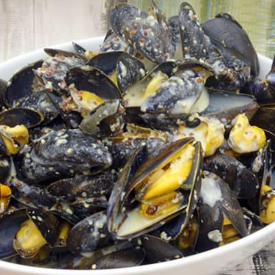 Moules à la moutarde