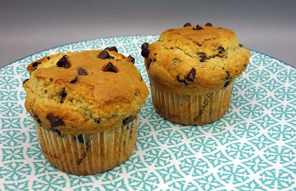 Muffins aux pépites de chocolat