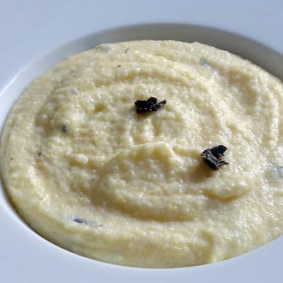 Polenta crémeuse truffée