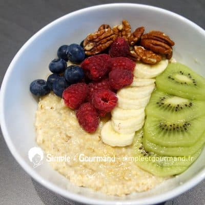 Porridge aux fruits