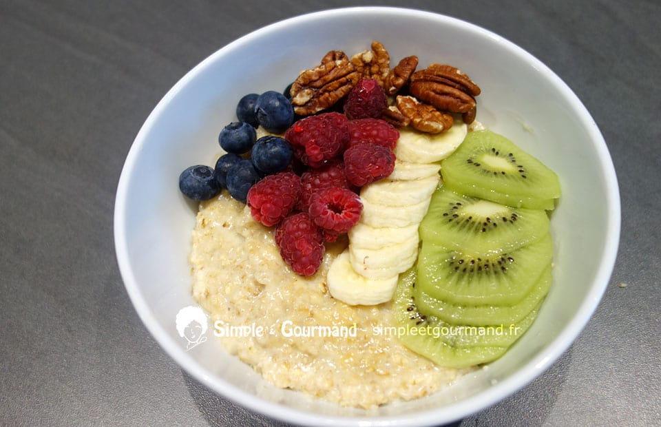 Porridge aux fruits