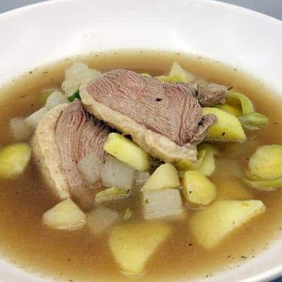 Pot au feu de canard et légumes d'hiver