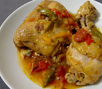 Poulet basquaise