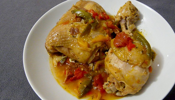 Poulet basquaise