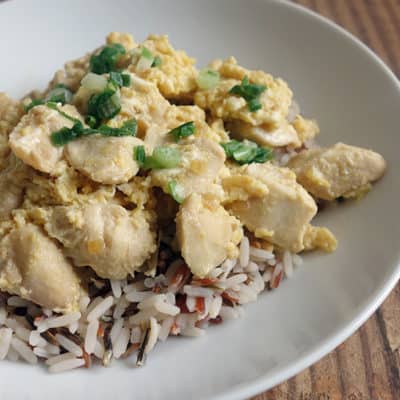 Poulet oyakodon