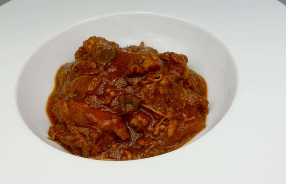 Poulet vindaloo