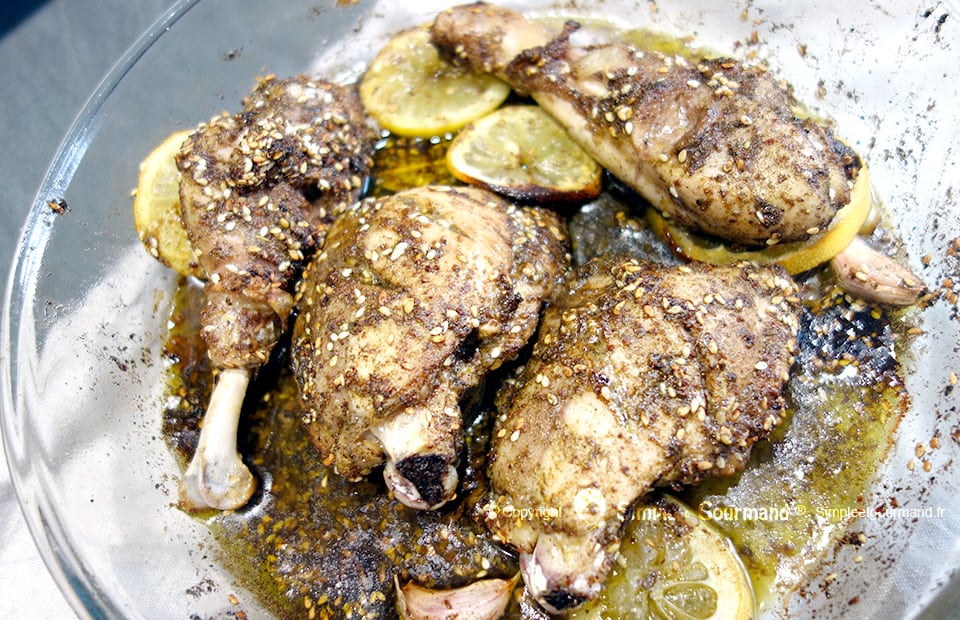 Poulet au zaatar et au sumac