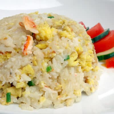 Riz sauté au crabe thaï