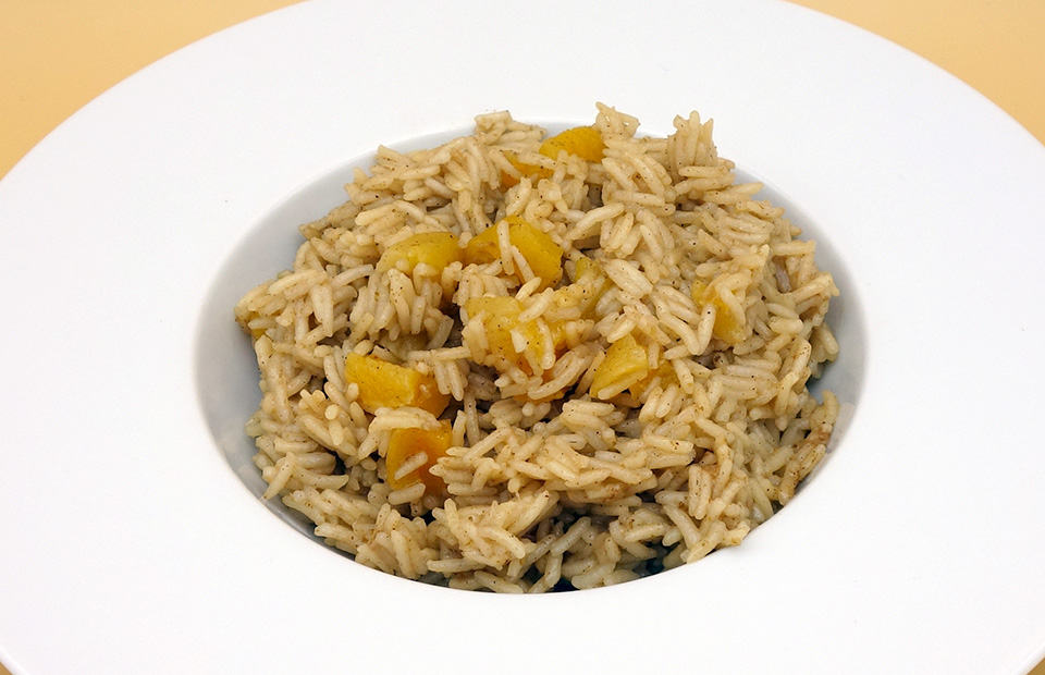 Riz pilaf épices abricots