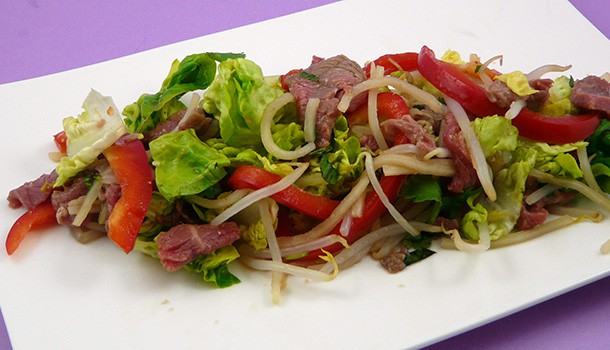 Salade de boeuf thaï