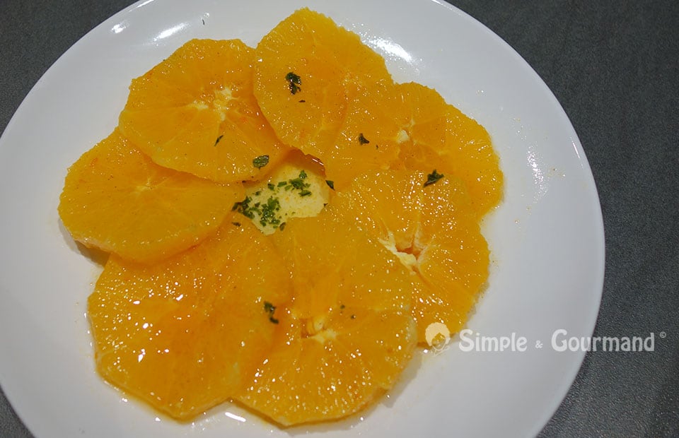 Salade d’oranges à la marocaine