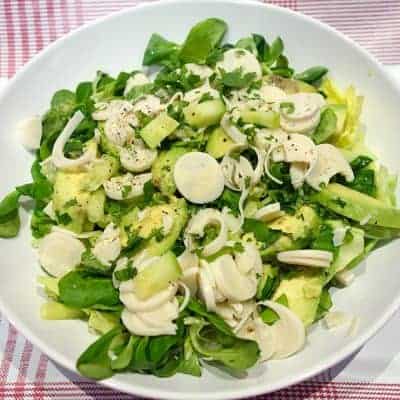 Salade avocat coeur de palmier