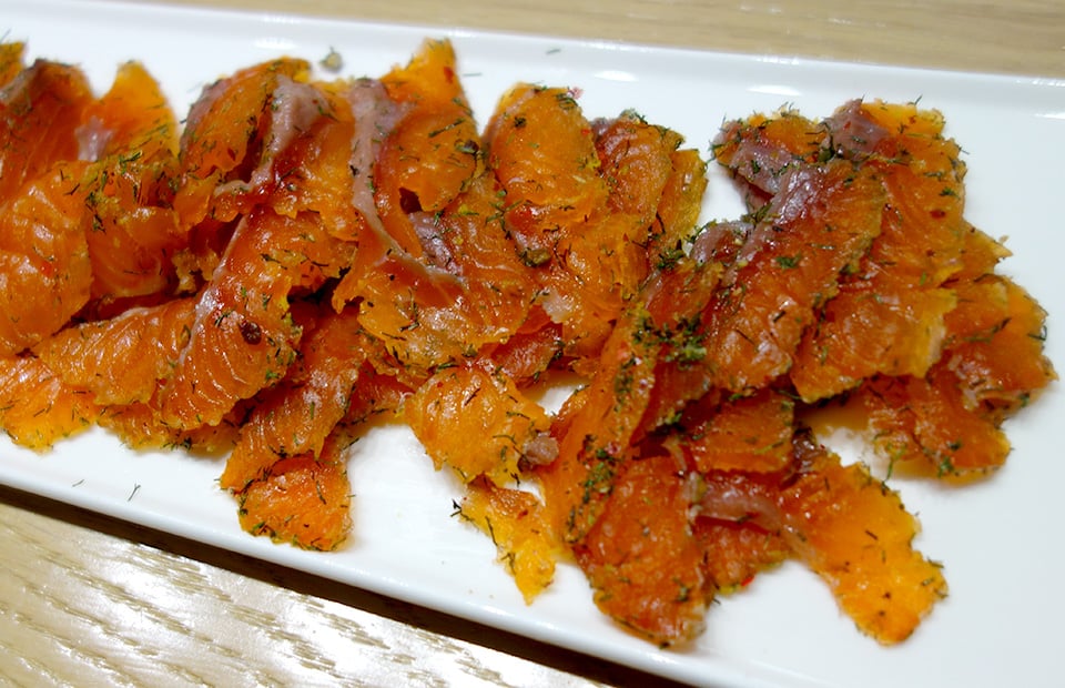 Saumon gravlax